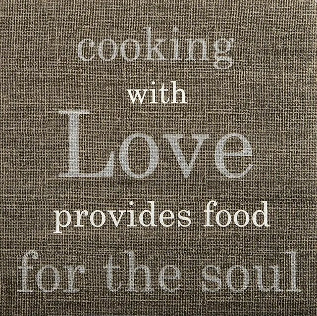 Lunch Serviettes Cooking With Love | Napkins