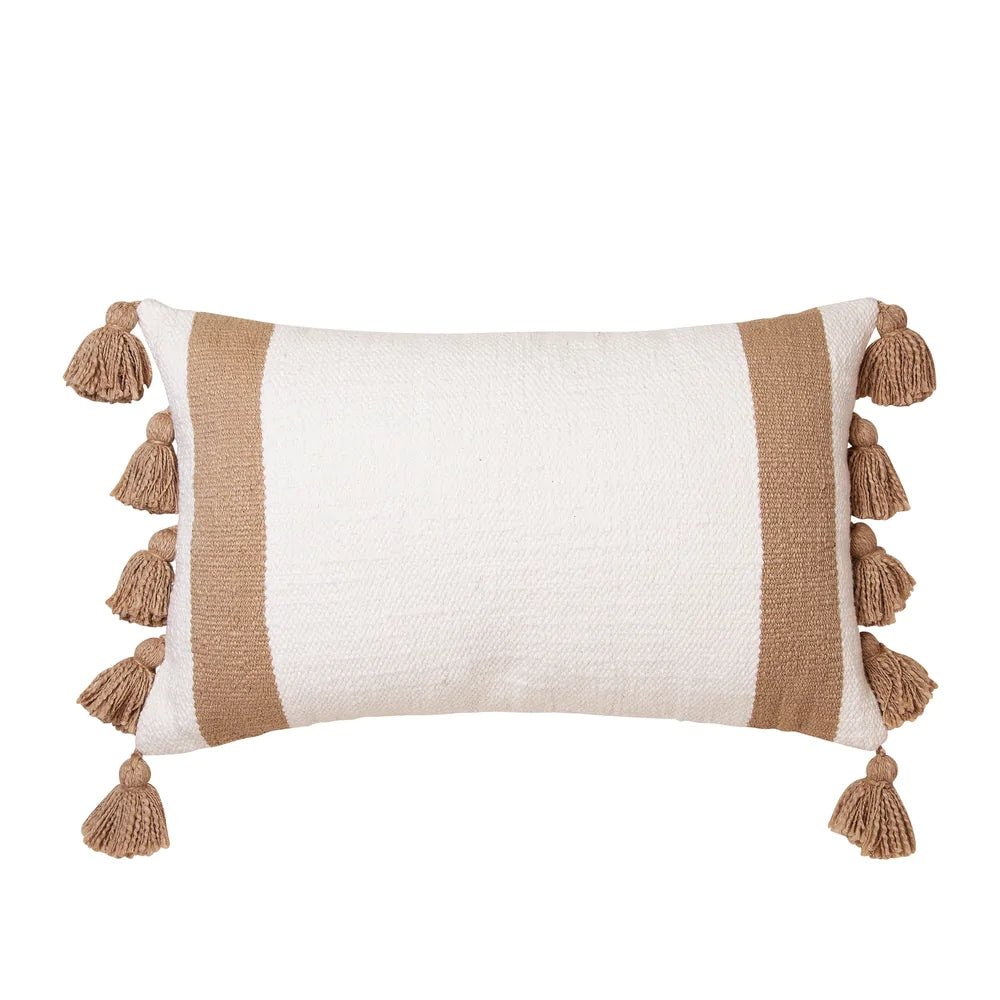 Tassels are Life Cushion Latte and Ivory | Cushions