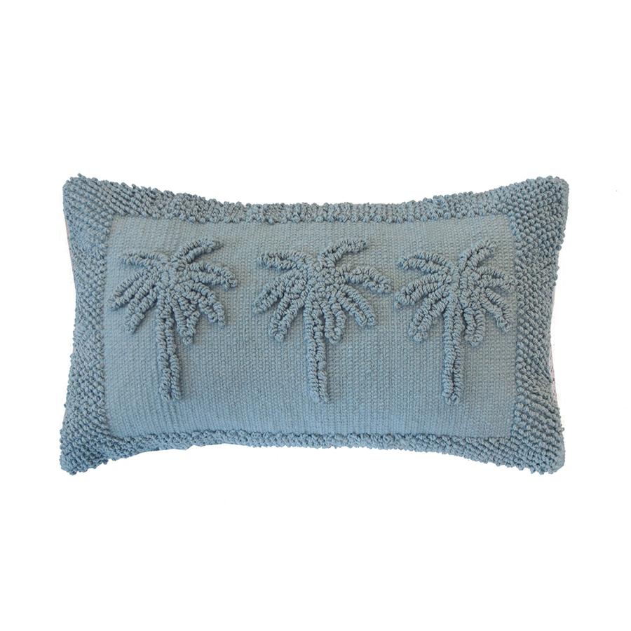 Tri Palms Oblong Cushion Bluestone | Cushions
