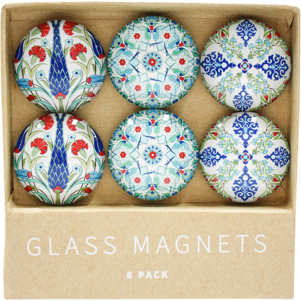 Turkish Delight Glass Magnets Set/6 | Magnets