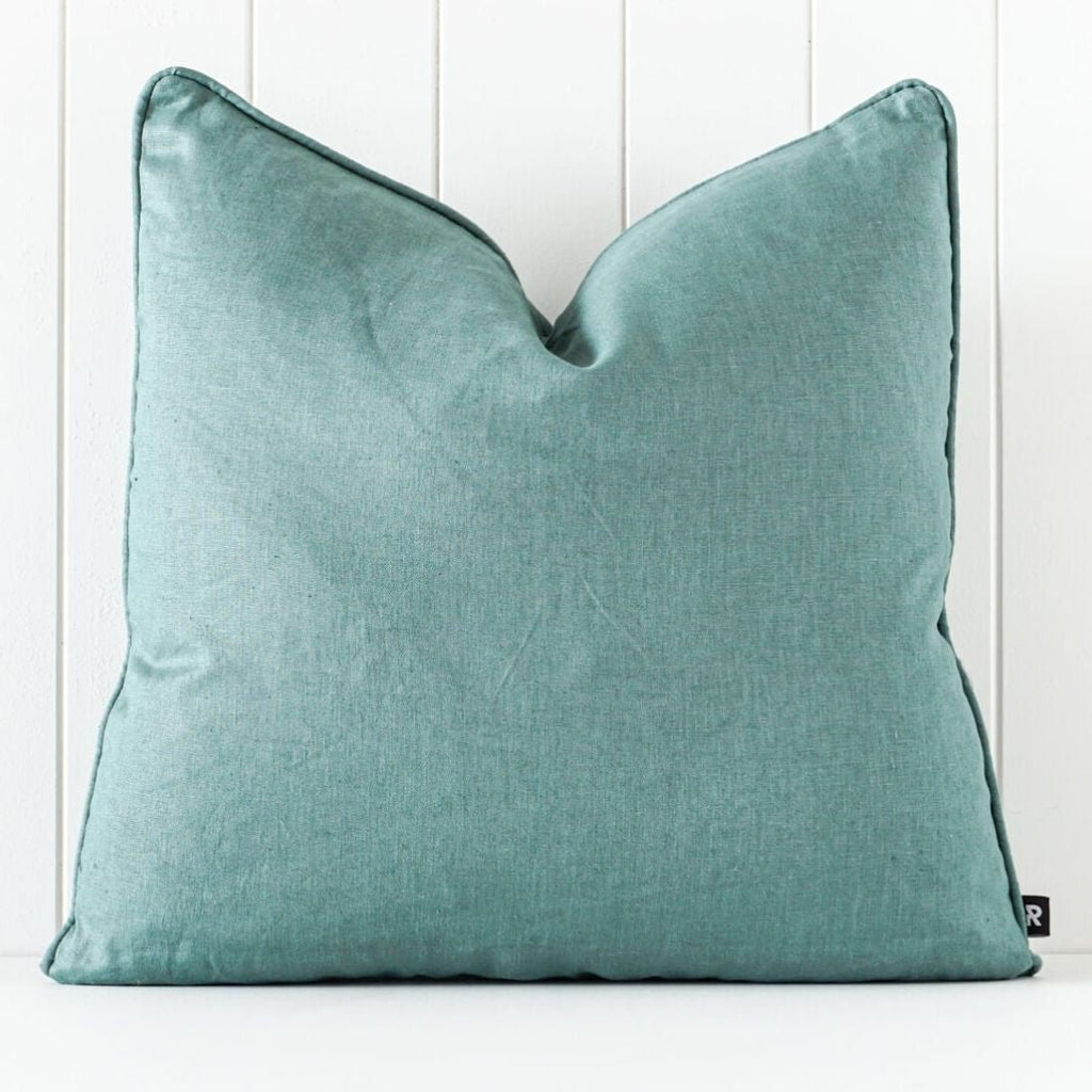 Turquoise Linen Cushion | Cushions