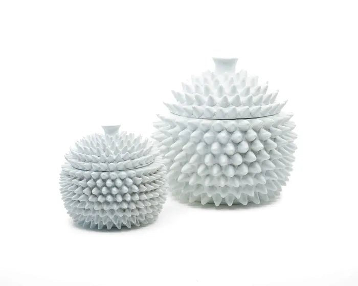 White Urchin Trinket Jar - Large | Trinket Jar